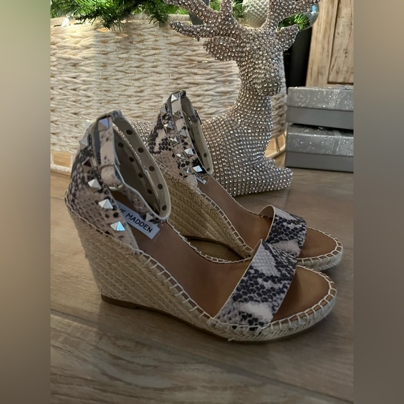 Steve Madden snake print Espadrilles - Picture 2 of 6